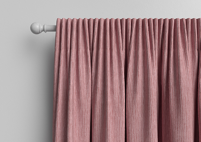 Quay Stripes, Dusky Pink - Made to Measure Curtains - Image 10